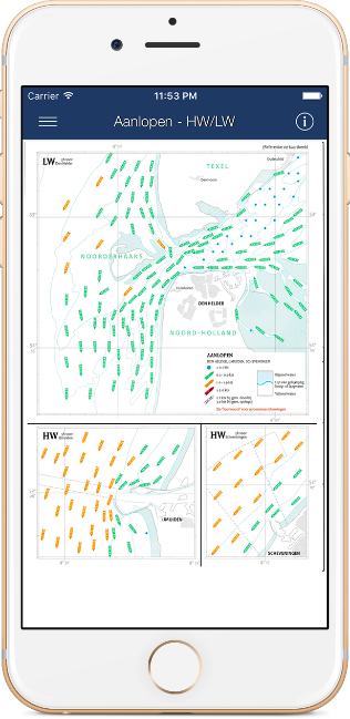 Screenshot app Stroomatlas